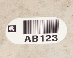 Light duty floor label