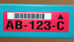 Rack Label with permanent, freezer or removable adhesive
